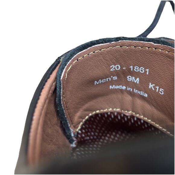 Johnston & Murphy Tabor Black Calf Skin 9M Cap Toe Dress Shoe Oxfords Lace Up - Picture 3 of 8